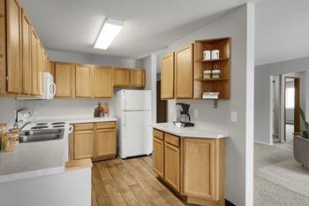 Maple cabinetry